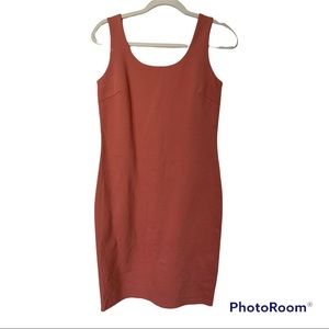 Shinestar Bodycon Salmon Color Midi Dress Size large